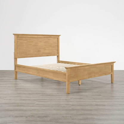 Alyce Modern Farmhouse Solid Wood Queen Platform Bed