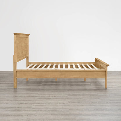 Alyce Modern Farmhouse Solid Wood Queen Platform Bed