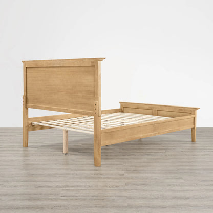 Alyce Modern Farmhouse Solid Wood Queen Platform Bed