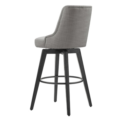 Morgan Prime Tufted Swivel Bar & Counter Stool