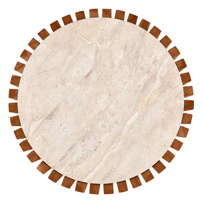 Beatriz Acacia Wood Outdoor & Indoor Side Table