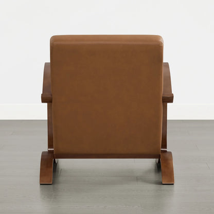 Beau Curved Upholstered Accent Chair