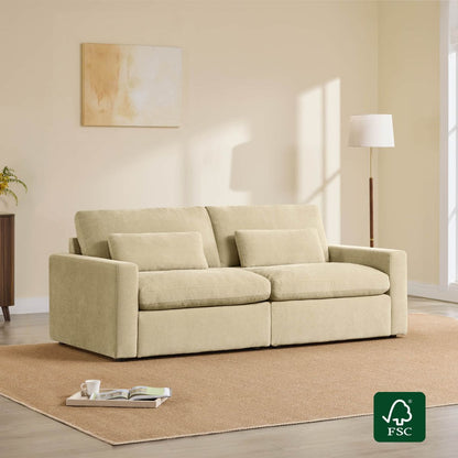 Ivy 2-Seat Performance Fabric Modular Sofa