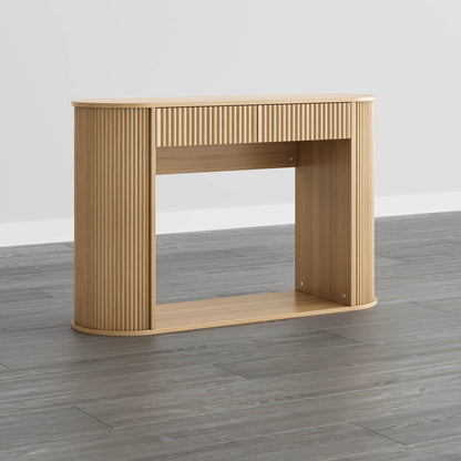 47’’ Bowen Fluted Wood Counsole Table