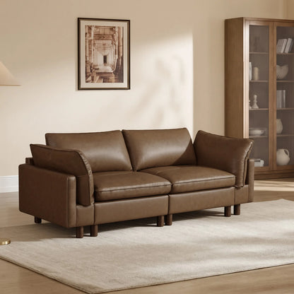 Brendon Modular 2-Seat Sofa with Wood Leg