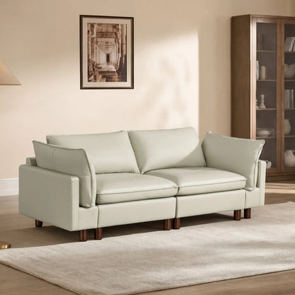 Brendon Modular 2-Seat Sofa with Wood Leg