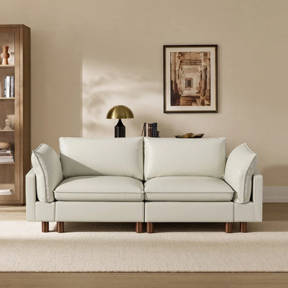 Brendon Modular 2-Seat Sofa with Wood Leg