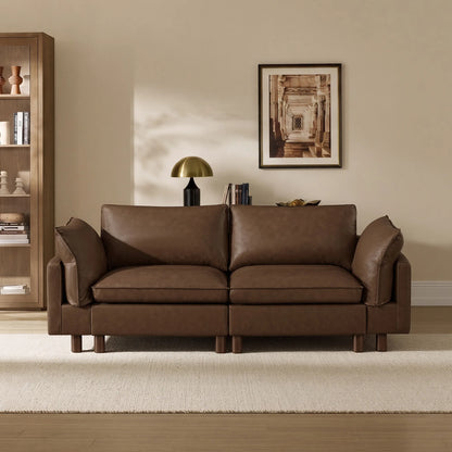 Brendon Modular 2-Seat Sofa with Wood Leg