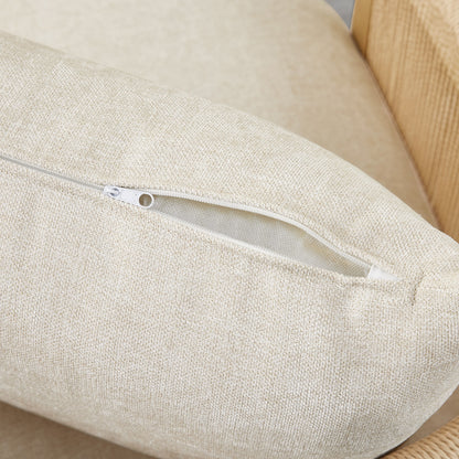 Carl Modern Swivel Rope Accent Chair