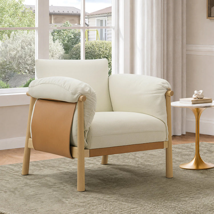 Cecil Upholstered Farmhouse Accent Chair