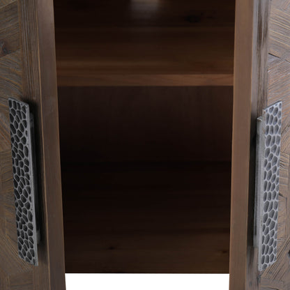 71'' Megan Vintage Fir Sideboard with Metal Handles