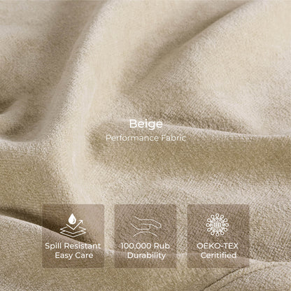 Ace Deep Adjustable Backrest 3-Seater Modular Sofa with Storage Armrest