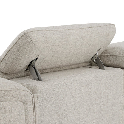 Elora Cloud-Soft Deep Lounge 2-Seater Reclining Sofa with Power Headrest