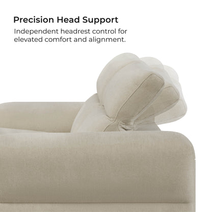 Haley Buttery-Soft 3-Seat Modular Power Reclining Sofa with Power Headrests