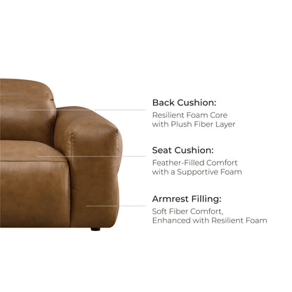 Haley Buttery-Soft 3-Seat Modular Power Reclining Sofa with Power Headrests