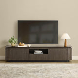 79" Moore Modern Wood TV Stand with Drawer