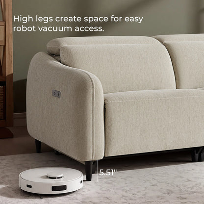Diya Soft & Breathable 2-Seater Reclining Sofa with Power Headrest