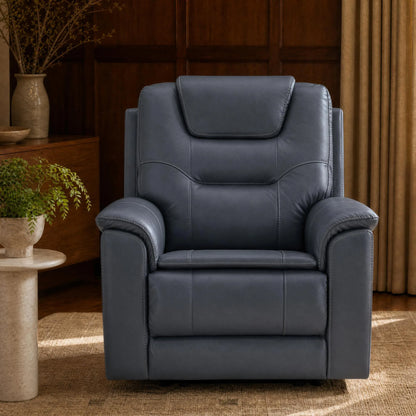 Ramos Genuine Leather Zero Gravity Power Recliner with Power Headrest