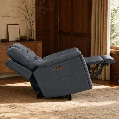 Ramos Genuine Leather Zero Gravity Power Recliner with Power Headrest