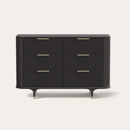 47" Irais Solid Wood 6-Drawer Dresser