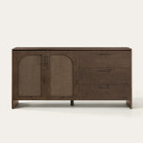 63" Hazel Vintage Wood Sideboard with Drawers