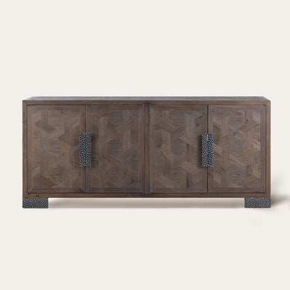 71'' Megan Reclaimed Fir Sideboard with Metal Handles
