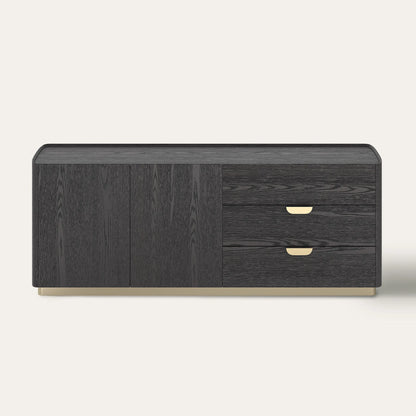 79" Riley Modern Sideboard with Metal Handles