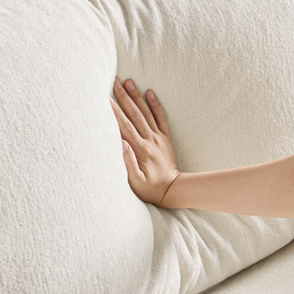 Winsley Feather Filled 3-Seat Sofa with Ottoman, Configurable Pit Sectional