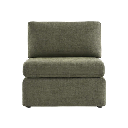 Delaney Modular Armless Chair / 2-Piece Armless Sofa