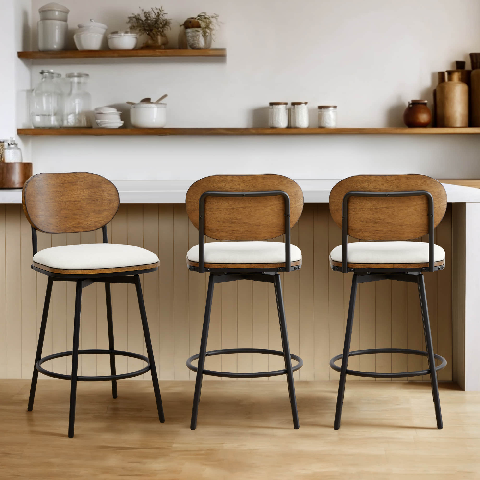 Aislinn Swivel Bar & Counter Stools