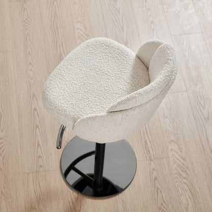 Blythe Upholstered Adjustable Height Swivel Bar & Counter Stools