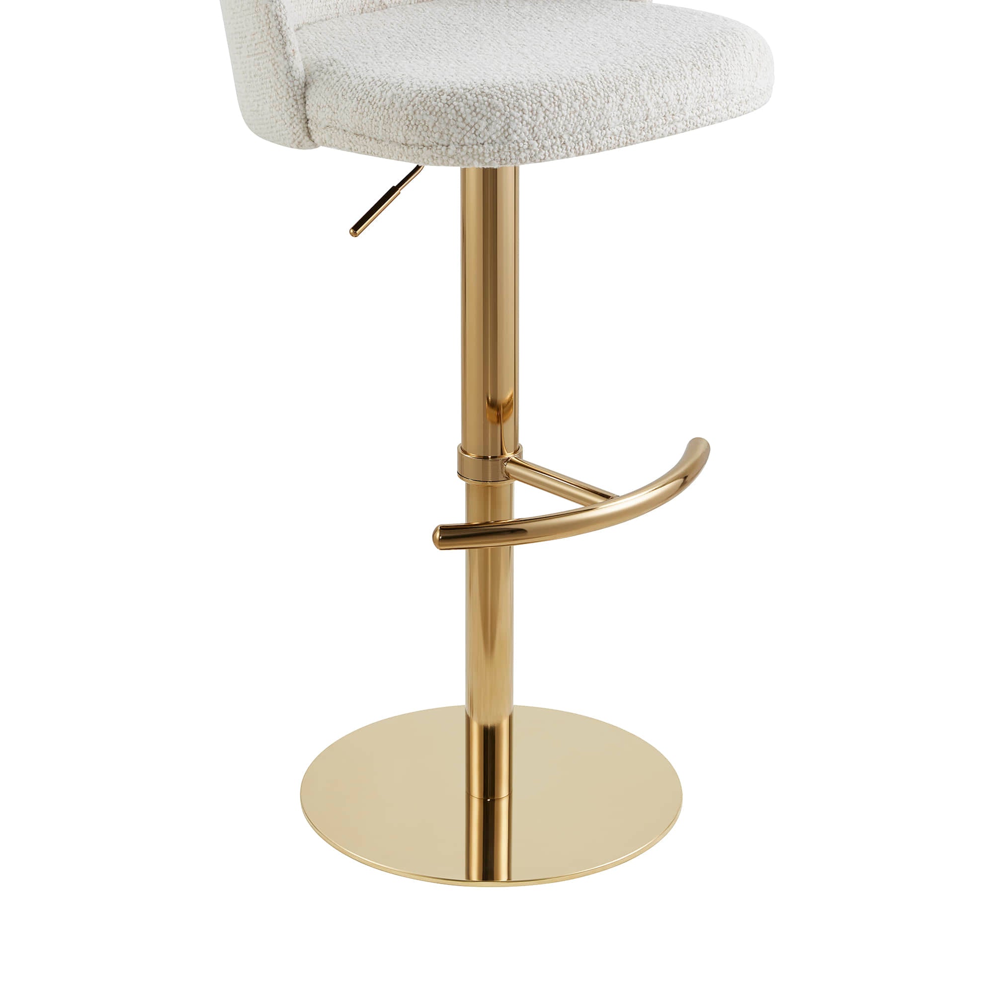 Blythe Upholstered Adjustable Height Swivel Bar & Counter Stools