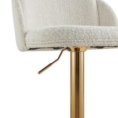 Blythe Upholstered Adjustable Height Swivel Bar & Counter Stools