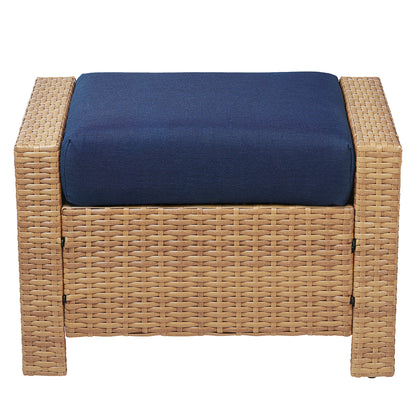Calum Rattan Outdoor Ottoman