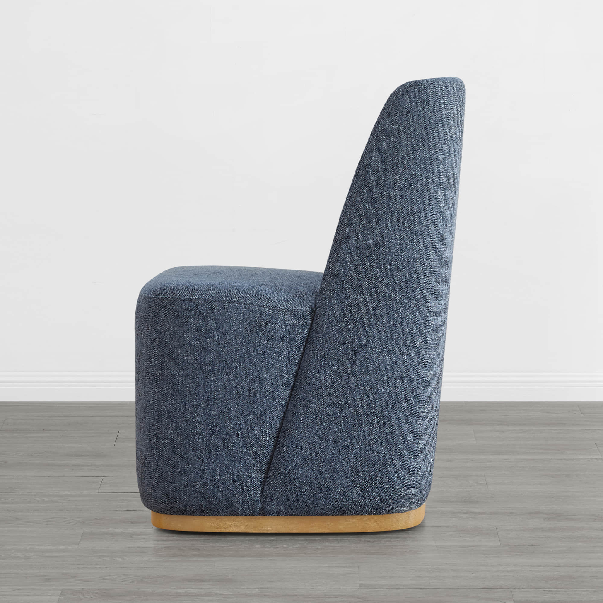 Wingback Dining Chair | Stylish Comfort,Easy-Glide Wheels