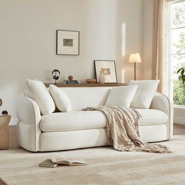 Dane Deep Seat Sofa with Tufted Sculptural Design