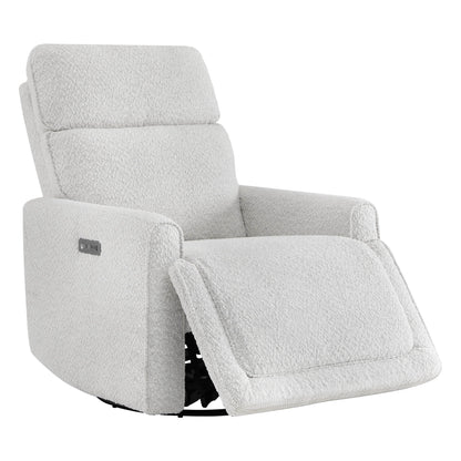 CHITA white recliner chair