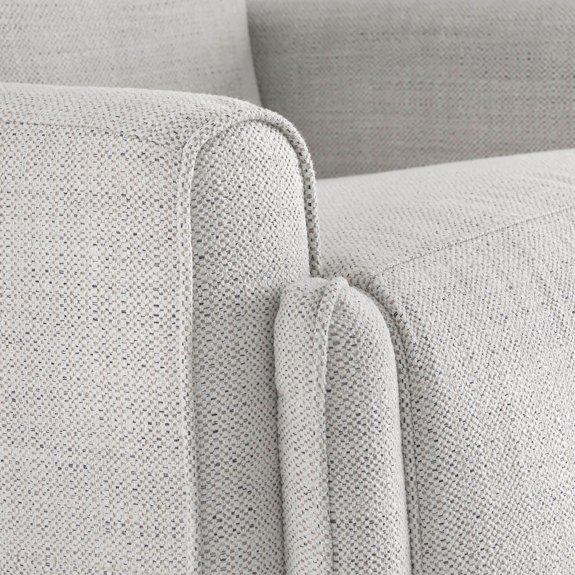 Close-up of soft fabric texture on Elysian Power Swivel Glider Recliner - CHITA Living