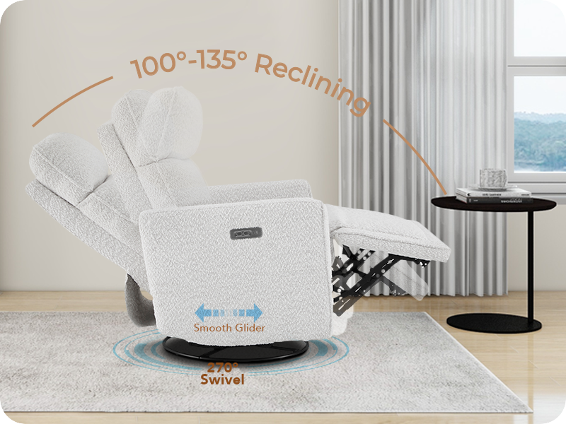 CHITA swivel recliner chair