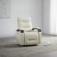 Gentry Leather Power Swivel Glider Recliner with Charging Port