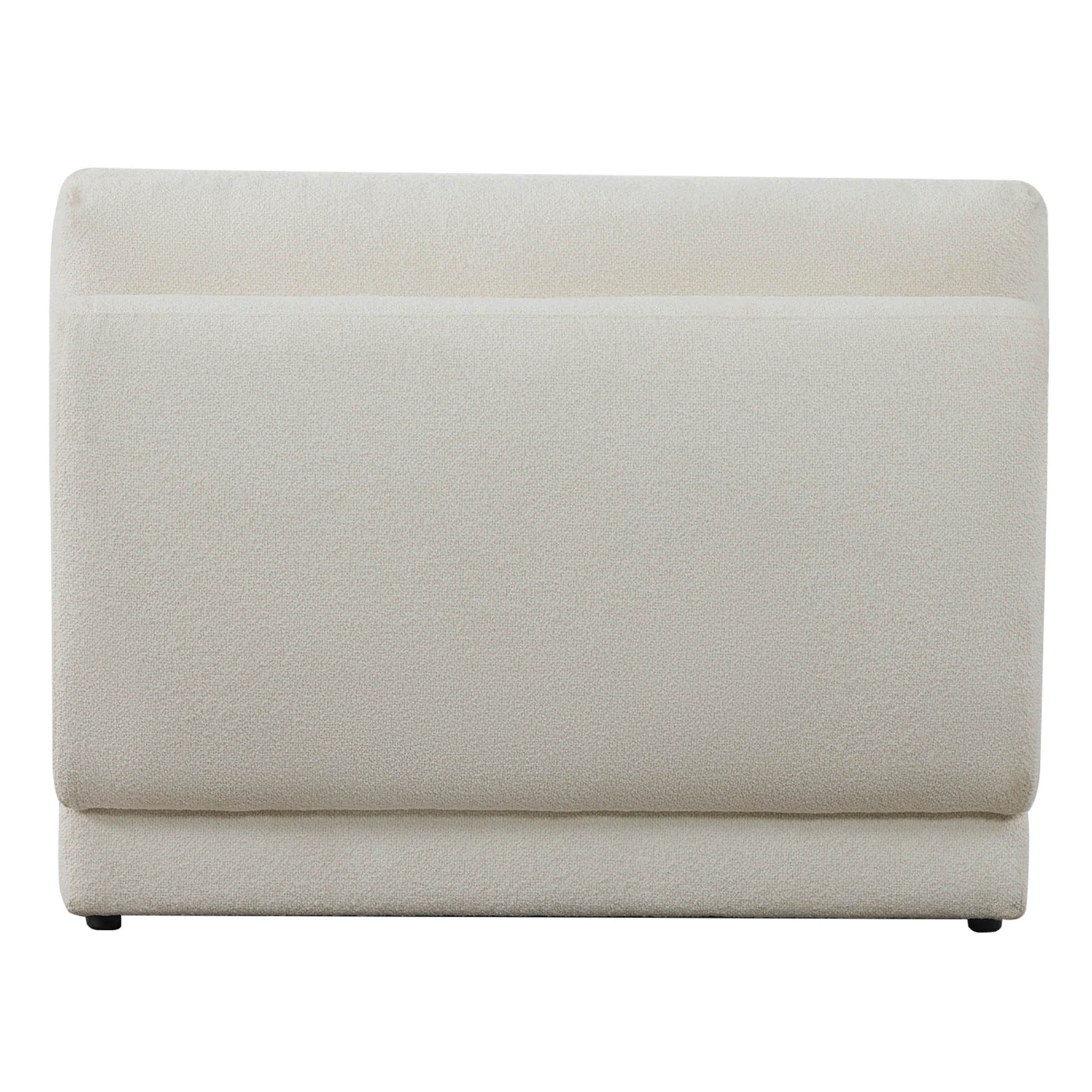 Modern Grace modular armless sofa chair with boucle fabric in an elegant setting - CHITA Living