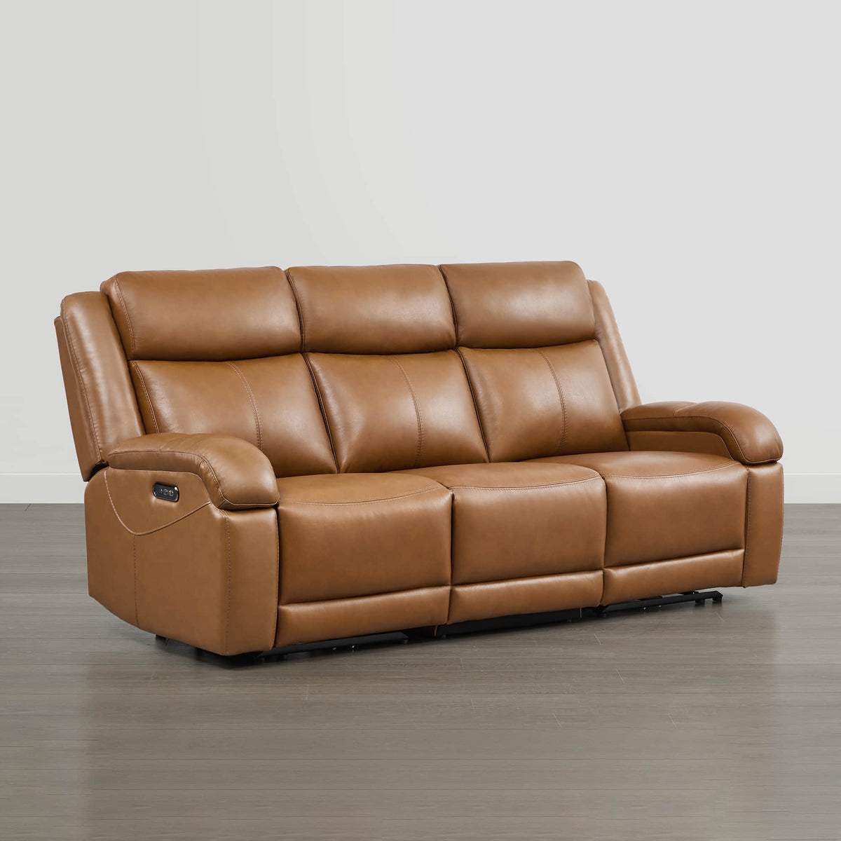 Wall Hugger Power Reclining Sofa Power Headrest Genuine Leather wall-hugger-power-reclining-sofa-power-headrest-genuine-leather