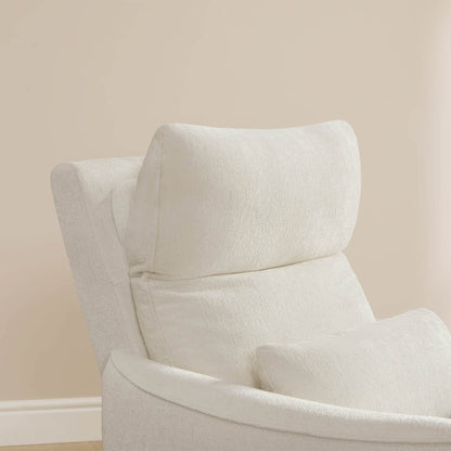 Janice Power Swivel Nursery Glider Recliner with Power Headrest