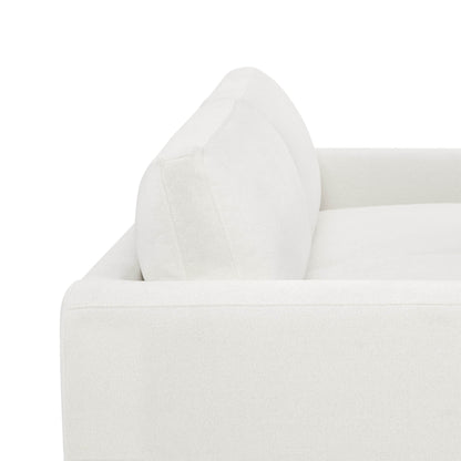 Keaton Performance Fabric 3-Seater Sofa with Ash Wood Base (99'')