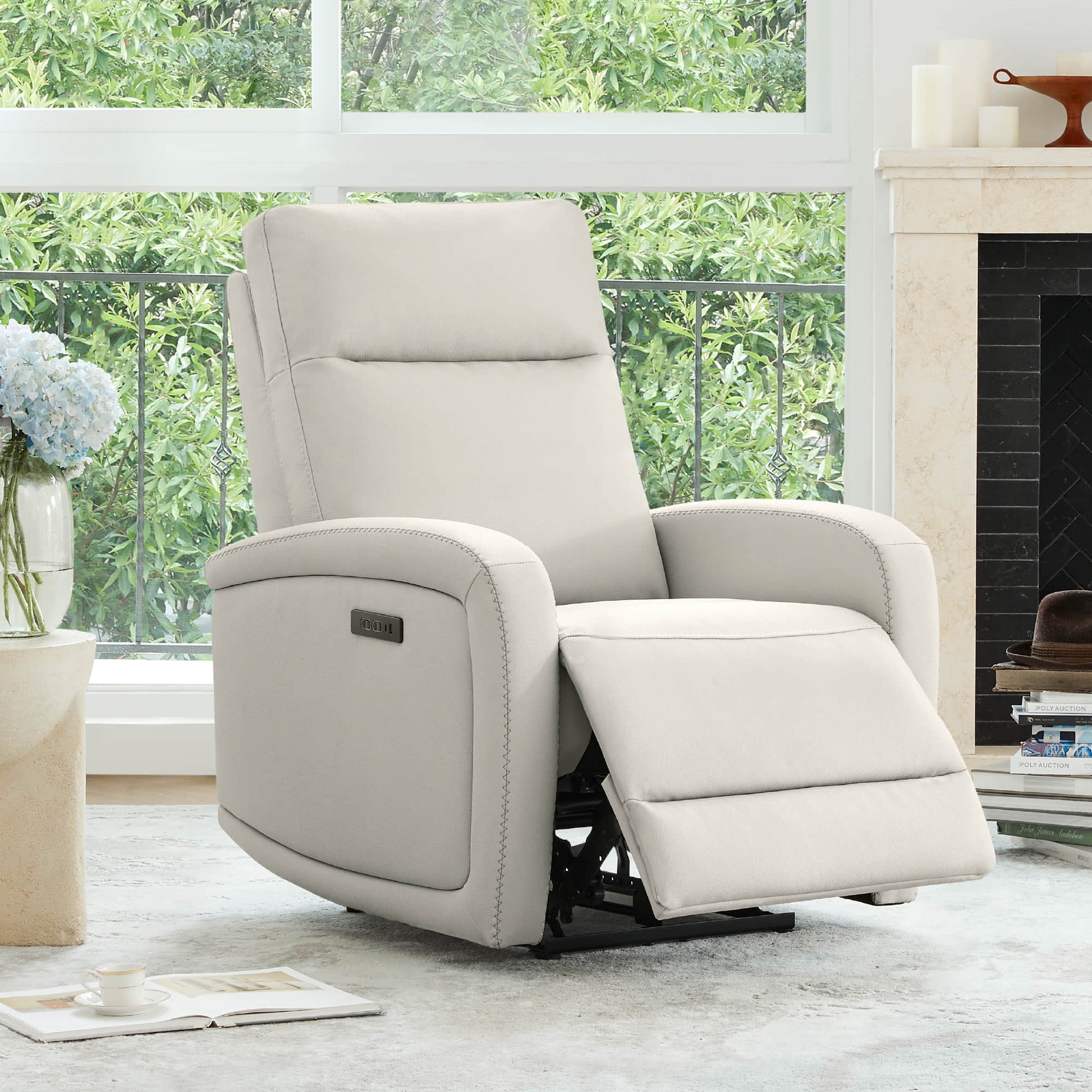 CHITA white reclining chair