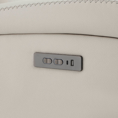 Keni recliner USB and Type-C charging ports with recline buttons - CHITA Living