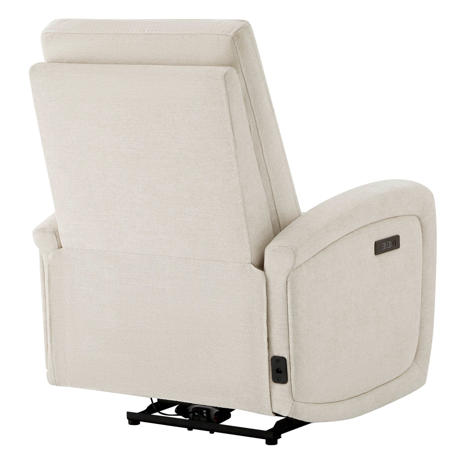 Back of Keni Power Recliner showing minimalist design and reclining mechanism - CHITA Living