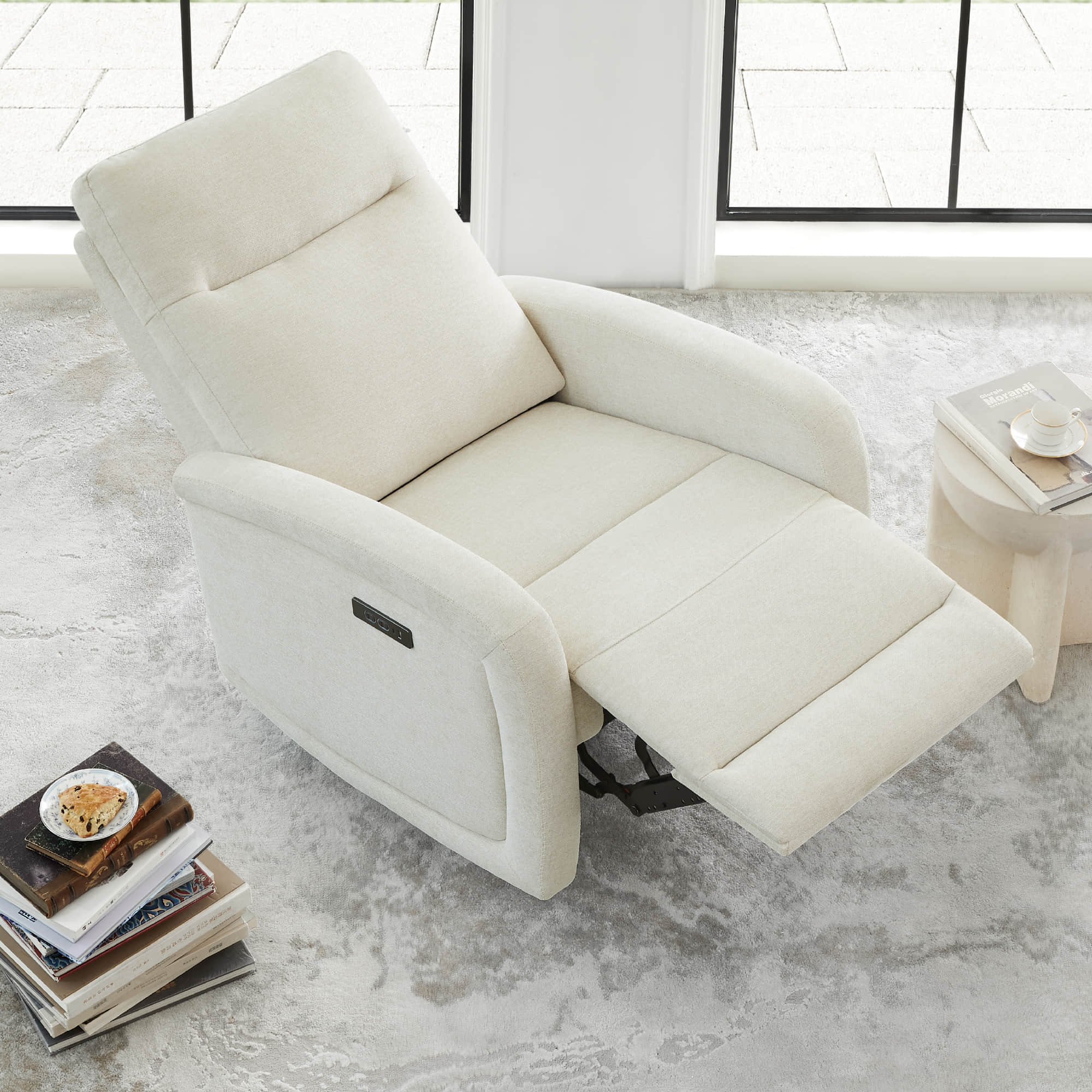 CHITA cream recliner