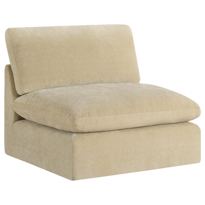 Kenna Modular Sofa in Cream. Comfortable modern sectional sofa.