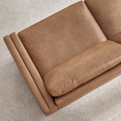 Liam 4-Piece Overstuffed Feather Wood Base Sectional Sofa